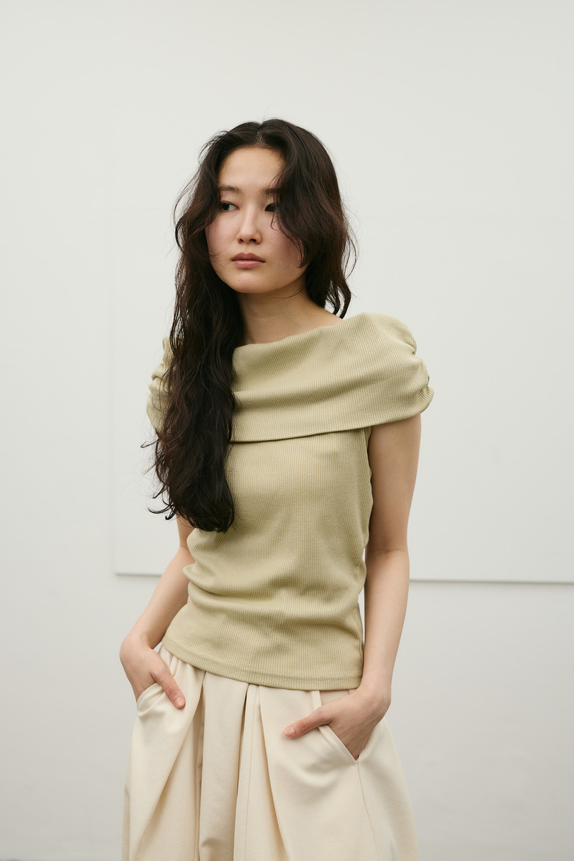 ギャザーオフショルトップ 詳細画像 L/GRN 9