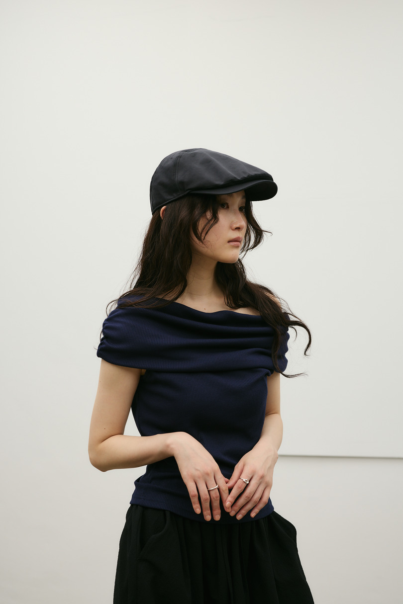 ギャザーオフショルトップ 詳細画像 NVY 6