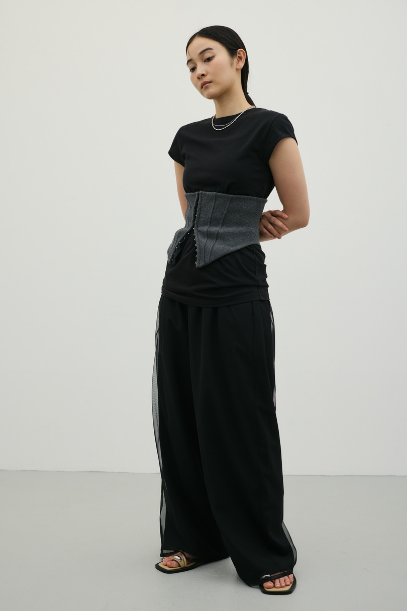 フレンチスリーブT 詳細画像 BLK 2