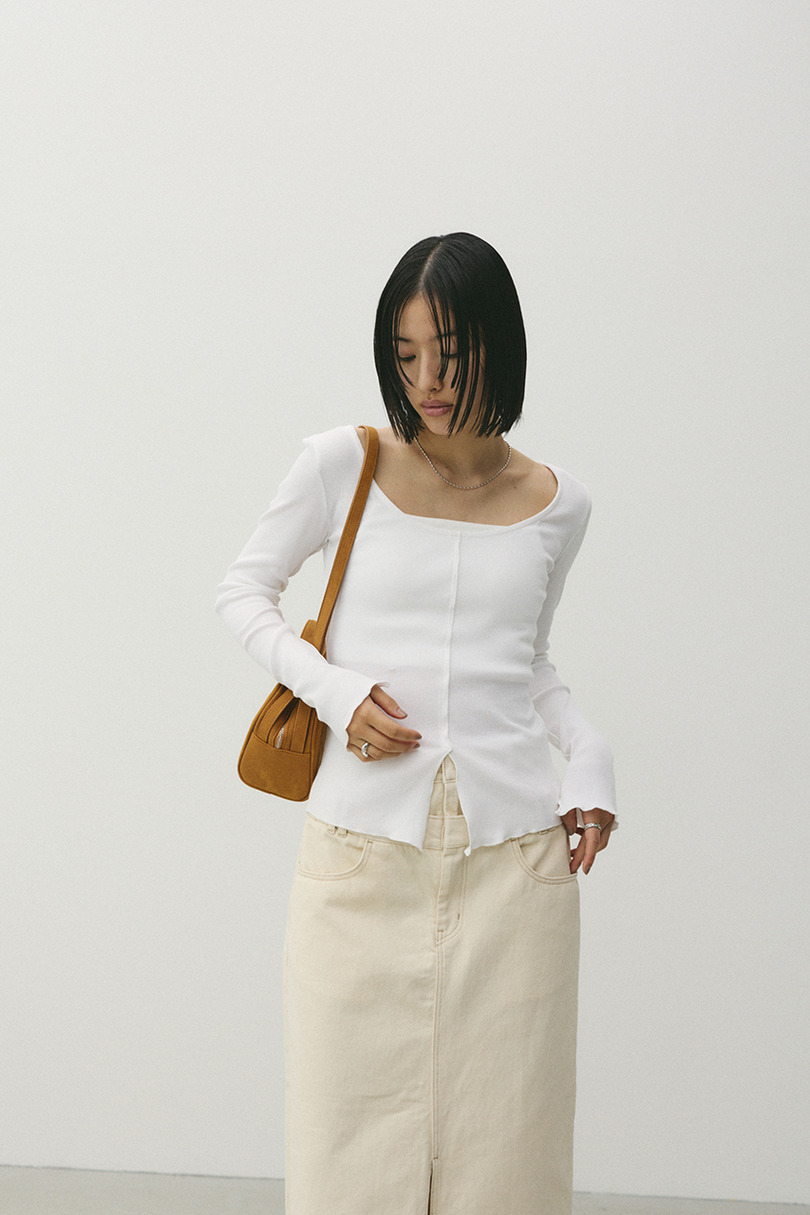 2WAYオープンカットトップ 詳細画像 WHT 2