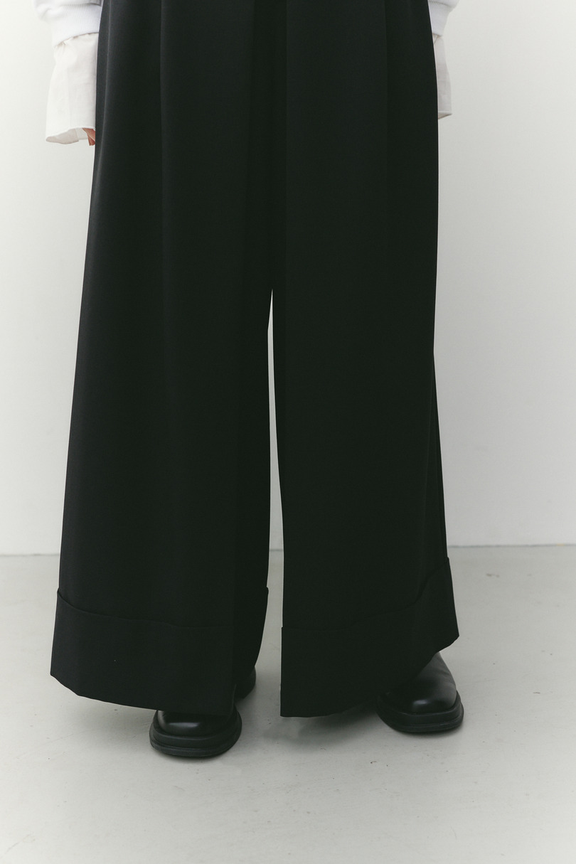 ディープタックワイドパンツ 詳細画像 BLK 10