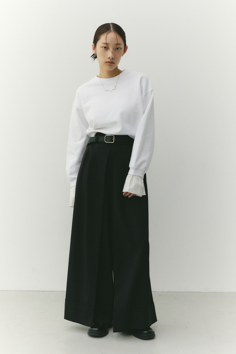 ディープタックワイドパンツ 詳細画像 BLK 3