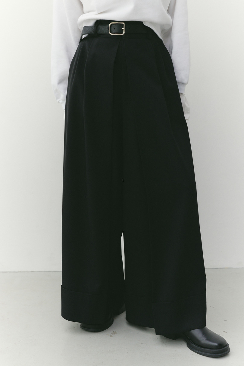 ディープタックワイドパンツ 詳細画像 BLK 6
