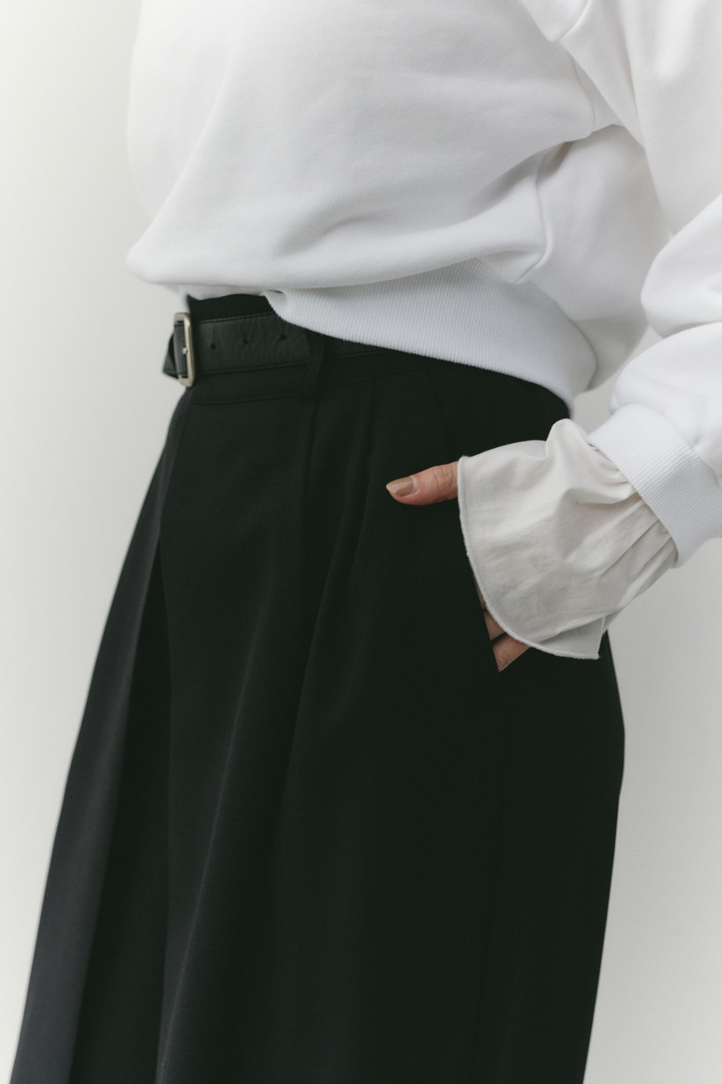 ディープタックワイドパンツ 詳細画像 BLK 9