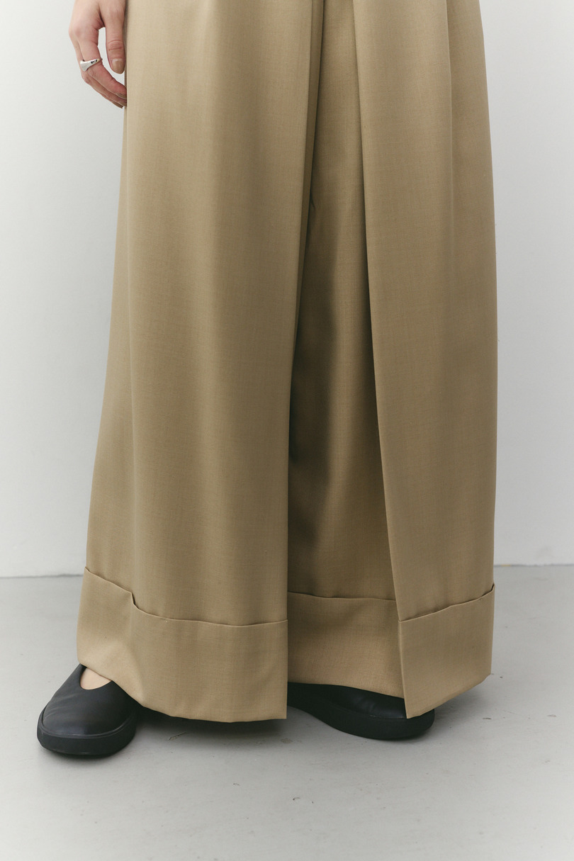 ディープタックワイドパンツ 詳細画像 BEG 11