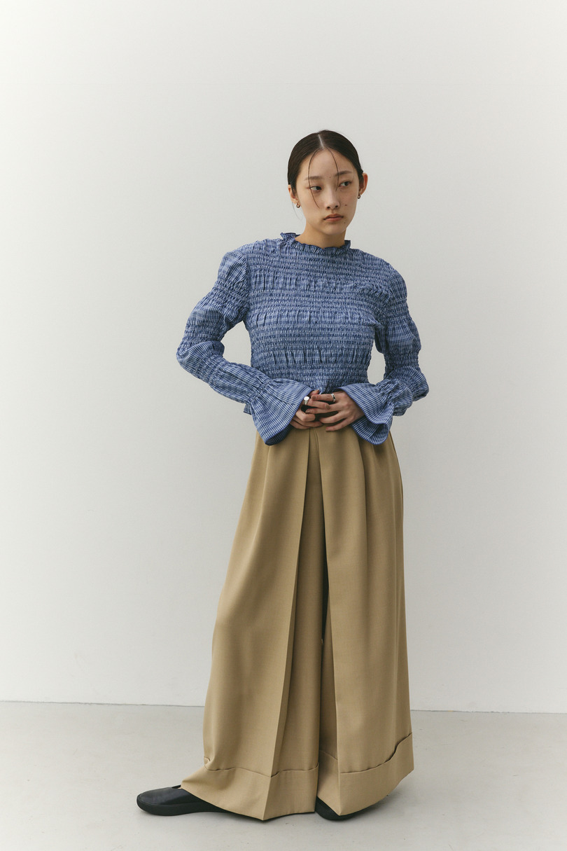 ディープタックワイドパンツ 詳細画像 BEG 2