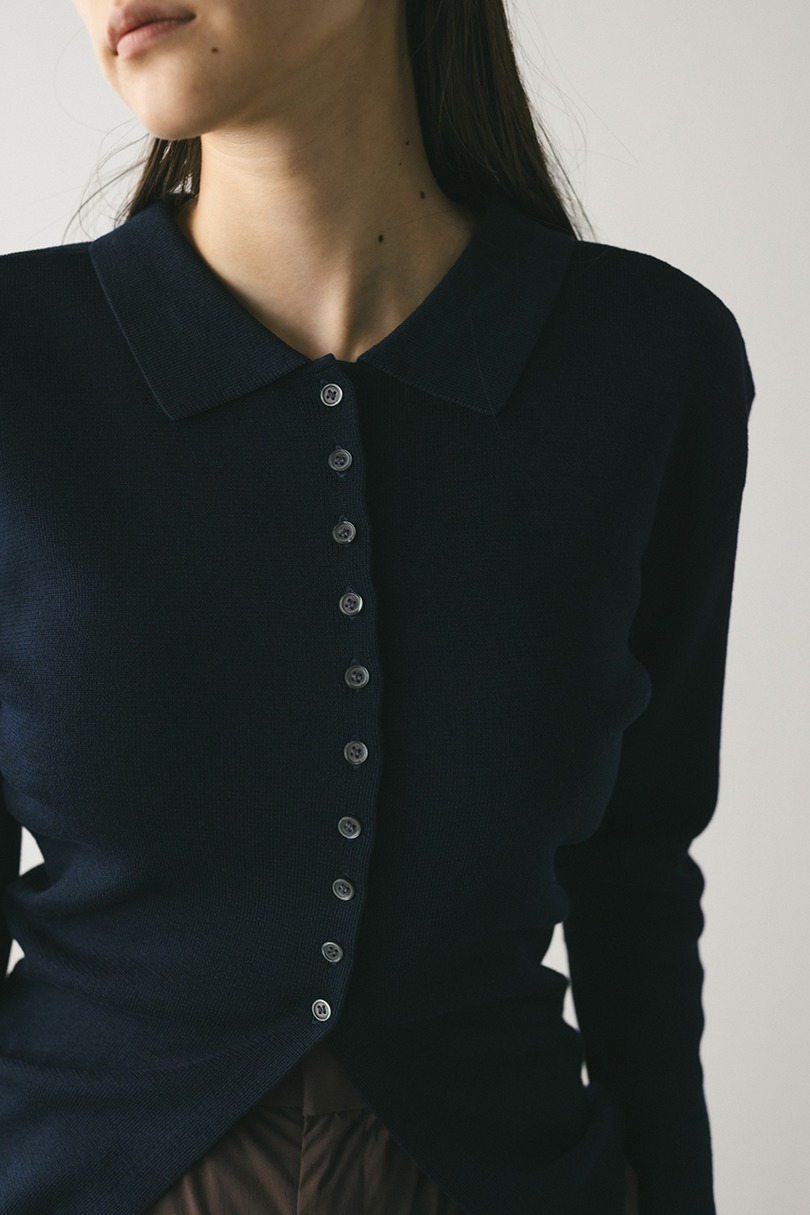 2WAYカラーニットポロ 詳細画像 NVY 11