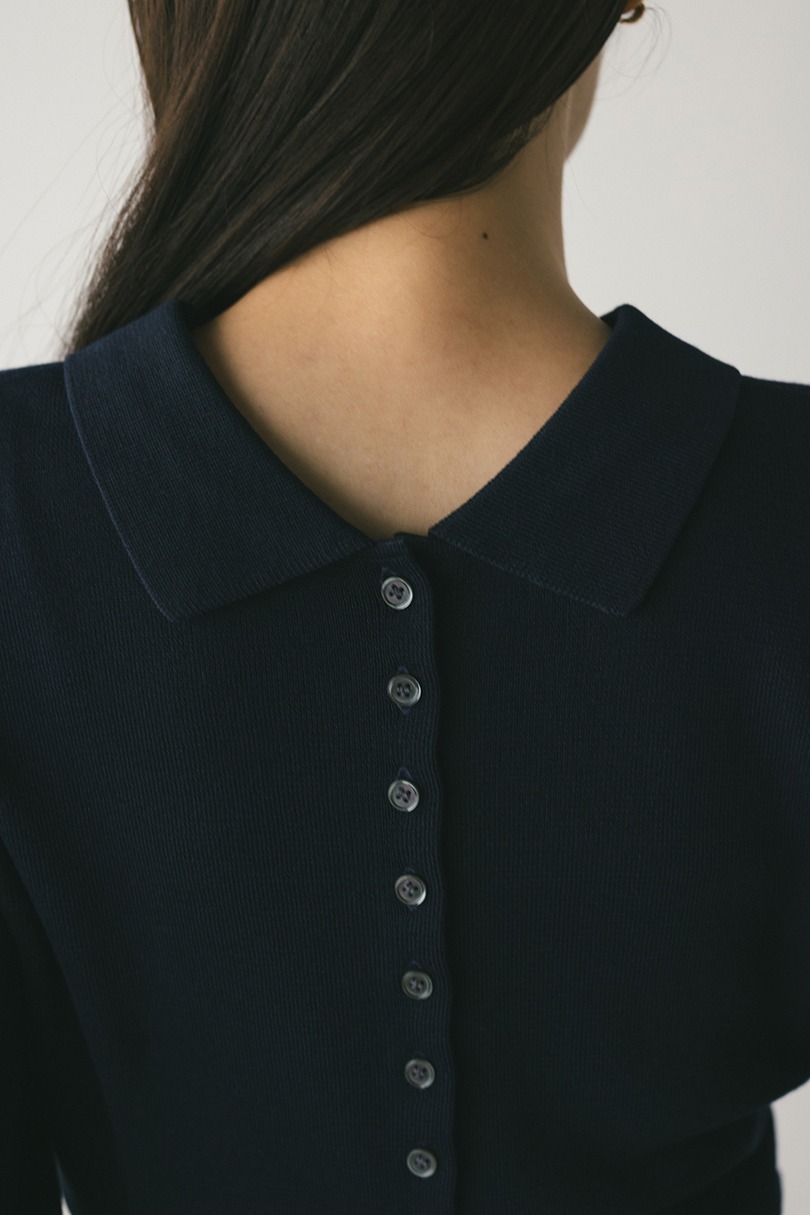 2WAYカラーニットポロ 詳細画像 NVY 14