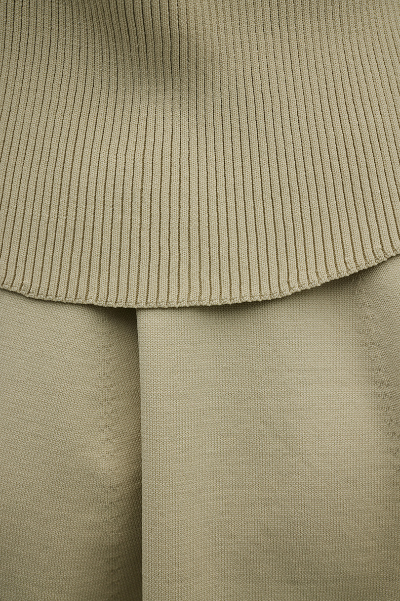 2ピースハーフスリーブポロニットワンピース 詳細画像 BEG 16