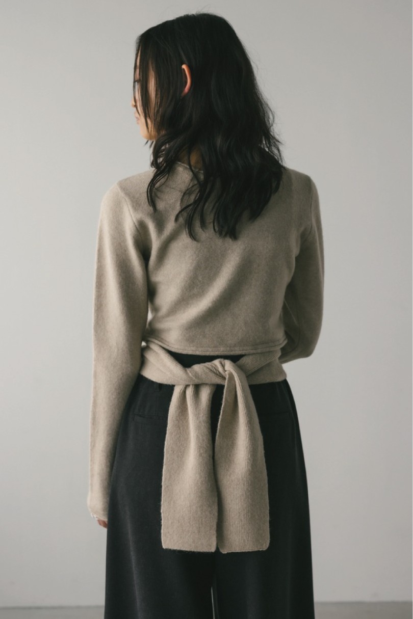 2WAYウエストマークニット